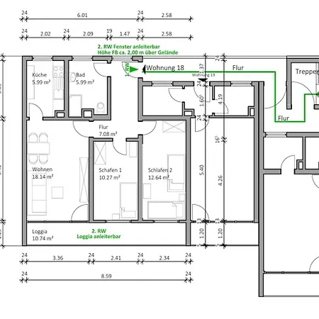 Apartment Bergmannsblick 2